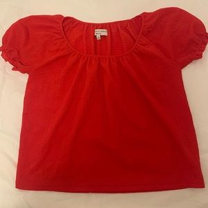 Madewell Texture & Thread Peasant Top